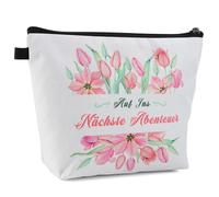 Kytpyi Pochette Maquillage, Petite Trousse de Toilette pour Cadeau de Merci Adieu Férié, Personnalisé Trousse Maquillage pour Ami Collègue, Trousse de Toilette Portable pour Vie Travail Quotidien