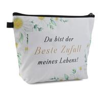 Kytpyi Pochette Maquillage, Petite Trousse de Toilette pour Cadeau de Merci Adieu Férié, Personnalisé Trousse Maquillage pour Ami Collègue, Trousse de Toilette Portable pour Vie Travail Quotidien