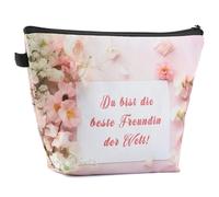 Kytpyi Pochette Maquillage, Petite Trousse de Toilette pour Cadeau de Merci Adieu Férié, Personnalisé Trousse Maquillage pour Ami Collègue, Trousse de Toilette Portable pour Vie Travail Quotidien