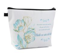 Kytpyi Pochette Maquillage, Petite Trousse de Toilette pour Cadeau de Merci Adieu Férié, Personnalisé Trousse Maquillage pour Ami Collègue, Trousse de Toilette Portable pour Vie Travail Quotidien