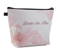 Kytpyi Pochette Maquillage, Petite Trousse de Toilette pour Cadeau de Merci Adieu Férié, Personnalisé Trousse Maquillage pour Ami Collègue, Trousse de Toilette Portable pour Vie Travail Quotidien