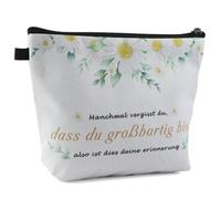 Kytpyi Pochette Maquillage, Petite Trousse de Toilette pour Cadeau de Merci Adieu Férié, Personnalisé Trousse Maquillage pour Ami Collègue, Trousse de Toilette Portable pour Vie Travail Quotidien