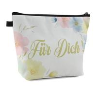 Kytpyi Pochette Maquillage, Petite Trousse de Toilette pour Cadeau de Merci Adieu Férié, Personnalisé Trousse Maquillage pour Ami Collègue, Trousse de Toilette Portable pour Vie Travail Quotidien