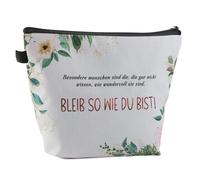 Kytpyi Pochette Maquillage, Petite Trousse de Toilette pour Cadeau de Merci Adieu Férié, Personnalisé Trousse Maquillage pour Ami Collègue, Trousse de Toilette Portable pour Vie Travail Quotidien
