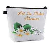 Kytpyi Pochette Maquillage, Petite Trousse de Toilette pour Cadeau de Merci Adieu Férié, Personnalisé Trousse Maquillage pour Ami Collègue, Trousse de Toilette Portable pour Vie Travail Quotidien