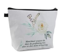 Kytpyi Pochette Maquillage, Petite Trousse de Toilette pour Cadeau de Merci Adieu Férié, Personnalisé Trousse Maquillage pour Ami Collègue, Trousse de Toilette Portable pour Vie Travail Quotidien