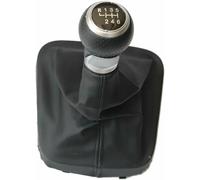 KYUBNUI Pommeau de Levier de Vitesse 6 Vitesses, Soufflet de Protection, Levier de Vitesse, pour Golf 5 MK5 2004-2008