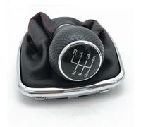 KYUBNUI Pommeau de Levier de Vitesse pour VW Golf 4 IV MK4 GTI R32 Bora Jetta 1999-2004 2005 Soufflet de Levier de Vitesse Collier de Soufflet 12 mm