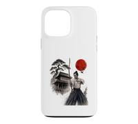 Kyudo Débutant Encre Japonaise Art Calligraphie Coque pour iPhone 13 Pro Max