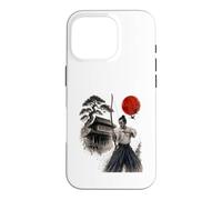 Kyudo Débutant Encre Japonaise Art Calligraphie Coque pour iPhone 16 Pro