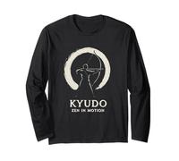 Kyudo Tir à l'arc Zen in Motion Arts martiaux japonais Bushido Manche Longue