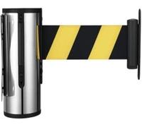 KYUEPONG Barrière à sangle rétractable, Barrière de ceinture rétractable, corde file d'attente à montage mural for le contrôle des foules et les diviseurs ligne