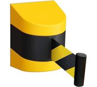 KYUEPONG Barrière à sangle rétractable, Barrière de porte rétractable, ceinture murale fixe avec étui en Abs, corde for le contrôle des foules