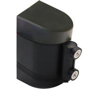 KYUEPONG Barrière à sangle rétractable, Ceinture de barrière, file d'attente rétractable, corde d'aspiration magnétique, adsorption murale