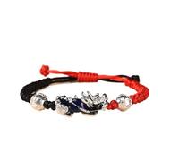 KYUEPONG Bracelet Feng Shui, Feng Shui changement de couleur Pixiu for éloigner les mauvais esprits amulette en or dur vietnamien bracelet réglable richesse sculpté à la main for et porter chance, B