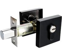 KYUEPONG Serrures à poignée, serrure de porte, Poignée de porte vec jeu pênes dormants, serrure carrée pêne dormant