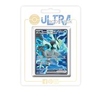 Kyurem Noir ex 218/191 Full Art Secrète - Ultraboost X Écarlate et Violet 8 Étincelles Déferlantes - Coffret de 10 Cartes Pokémon Françaises