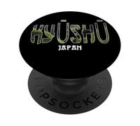 Kyushu Japan Kyushu City a établi Un Design Vintage PopSockets PopGrip Adhésif