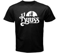 Kyuss Metal Rock Band Logo Men's T-Shirt Black Black