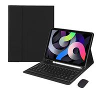 KYVELO Étui Clavier avec Souris pour Samsung Tab S10 FE / S9 FE / S9 11" | Pour S10 Lite/S10 FE/S9 FE 10.9" & S9 11", Clavier Rétroéclairé 7 Couleurs Amovible, Coque TPU, Porte-Stylet