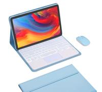 KYVELO Étui Clavier pour Lenovo Idea Tab Plus 12,1" & Tab K12 2025 (TB361FU/TB361ZU), Clavier Rétroéclairé 7 Couleurs avec Pavé Tactile et Souris, Coque TPU,Bleu