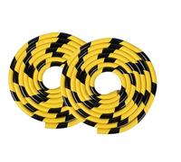 KYVORIA Protège-Murs et Angles Haute Résistance - Protection en Caoutchouc NBR Autocollant de 5M avec Bandes Jaunes/Noires pour Colonnes de Parking et Sécurité de Garage