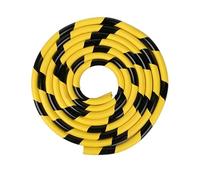 KYVORIA Protège-Murs et Angles Haute Résistance - Protection en Caoutchouc NBR Autocollant de 5M avec Bandes Jaunes/Noires pour Colonnes de Parking et Sécurité de Garage