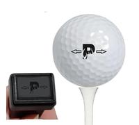 KYWLJPTDPN Tampon personnalisé pour balle de golf - 26 lettres de A à Z, nom initial réutilisable pour balle de golf - Marquage de votre propre balle de golf - Cadeau pour golfeur (P)