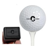 KYWLJPTDPN Tampon personnalisé pour balle de golf - 26 lettres de A à Z, nom initial réutilisable pour balle de golf - Marquage de votre propre balle de golf - Cadeau pour golfeur (C)