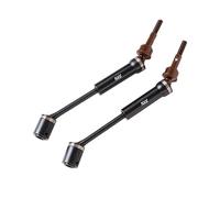 KYX Arbres d'entraînement CVD avant et arrière en acier trempé pour voiture Traxxas 1/10 Maxx WideMaxx