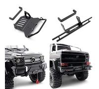 KYX Ensemble de pare-chocs avant et arrière en alliage pour voiture RC Crawler Traxxas 6 x 6 TRX6 TRX4