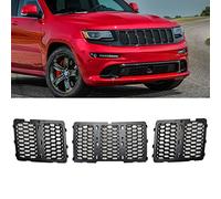 KYYET Inserts de calandre avant en maille nid d'abeille compatibles avec Jeep Grand Cherokee 2014 2015 2016