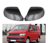 KYYET Paire de coques de rétroviseurs latéraux compatibles avec VW Volkswagen Transporter T5 T5.1 2010-2015, T6 2016-2019 (motif en fibre de carbone)