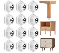 KYYGKY 12 PCS Roulettes pour Meubles Blanc, 20mm Roulettes Pivotantes Auto-Adhésives, Petites Roulettes Pivotantes, Roulettes de Transfert avec Roulement à Billes pour Canapés, Armoires