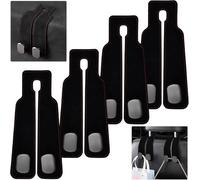 KYYGKY 4 PCS Crochet Double pour Appuie-Tête et Dossier de Siège Voiture - Rangement et Stockage avec Accroche Sac