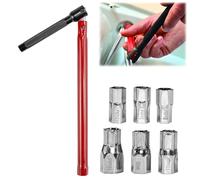 KYYGKY 7 PCS Clé à Robinet, Outil pour l'installation de Robinets, Clé pour Démonter Robinet Évier, Clé Écrou Robinet, Clé pour Robinet de Lavabo, Clé Serrage Robinet pour Salle de Bains, Cuisine