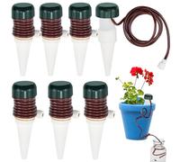 KYYGKY 8 PCS Distributeurs d'Eau pour Plantes, Irrigation Goutte a Goutte Bouteille, Arrosage Automatique Interieur, Arroseur Automatique Plante, Arrosage Plante Vacances pour Jardin Maison