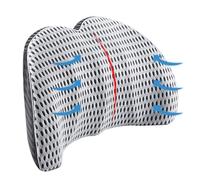 KYYGKY Coussin de Soutien Lombaire, Coussin Lombaire Voiture, Coussin Chaise Bureau, Coussin pour Le Dos, Coussin de Dos avec Sangle réglable, Support Dorsal Chaise pour Fauteuil, Canapé, Voyage