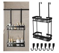 KYYGKY Étagère de Douche à Suspendre, Support Gel Douche Salle de Bain Sans Perçage à Suspendre, Rangement Douche Sans Percage Suspendu, Panier de Douche à Suspendre, Support de Shampooing pour Douche