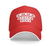 KYZMZ Chapeau personnalisé, Casquette de Baseball personnalisée, Ajoutez Une Image, du Texte et Un Logo pour concevoir Votre Propre Chapeau personnalisé