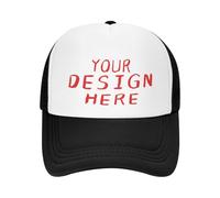 KYZMZC Custom Hat Add Your Text Custom Logo Hat Adjustable Baseball Caps for Men Women Basic Custom Trucker Hat Unisex Adult