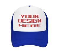 KYZMZC Custom Hat Your Design Here,Custom Trucker Hat Design Your Own Classic Unisex Trucker Hat