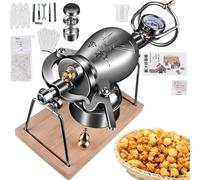 KYZTMHC Machine à Riz soufflé Canon à Pop-Corn Chinois Machine à Pop-Corn Manuelle Petit Pop-Corn sur la cuisinière Machine à Pop-Corn à Pression rétro pour la Maison (Color : 328ml)