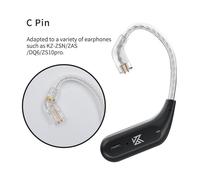 KZ AZ09 HD Bluetooth 5.2 câble de mise a niveau sans fil écouteurs casque crochet d'oreille avec étui de charge pour KZ EDXPRO ZAX DQ6 ZSN ZSX-AZ09 C PIN