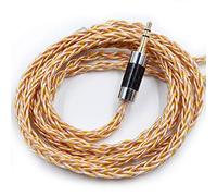 KZ Câble de mise à niveau HiFi audio 0,75 mm 2 broches compatible avec broche C