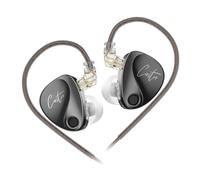 KZ Castor Écouteurs intra-auriculaires double dynamique avec 4 commutateurs de réglage, écouteurs HiFi antibruit, clarté dans toutes les fréquences, écouteurs pour ingénieurs audio, musiciens (noir)