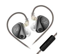 KZ Castor Écouteurs intra-auriculaires IEM Filaire Double Magnétique 10 mm + Pilote dynamique de 8 mm Objectif Harman avec moniteur de basses amélioré, 4 interrupteurs d'accordage, câble