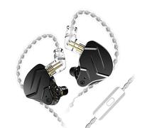 KZ-Écouteurs intra-auriculaires Zmersible PRO X 1BA + 1esse Hybrid Drive HIFI Metal dehors Noise Cancelling Earbud Médiateur set,Zmanyd ZSX AS10 ASF AS16 AS06 - Type Black with mic