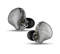 KZ EDC Pro fil écouteur grands pilotes dynamiques moniteur basse casque intra-auriculaire annulation casque avec câble Audio détachable Silver-Plated MIC