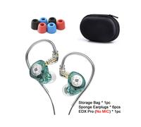 KZ EDX Pro Earphone HiFi Stereo Wired Headphones with Microphone Sport Noise Cancelling Headset Musician Monitor Earbuds fone kz